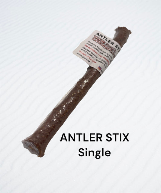 Antler Stix Treat, Sweet potato with Bacon flavour! Single LARGE